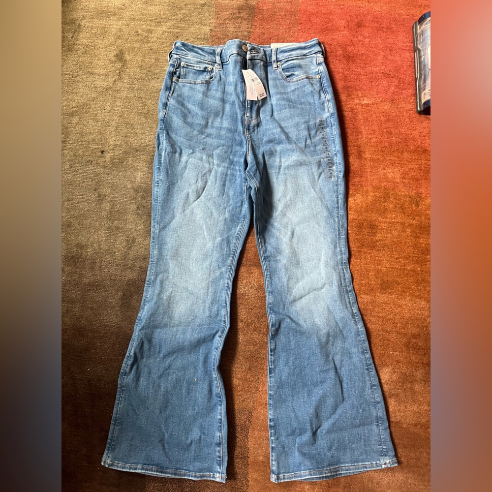 NWT American Eagle Curvy Super Hi-Rise Flare Next Level Stretch